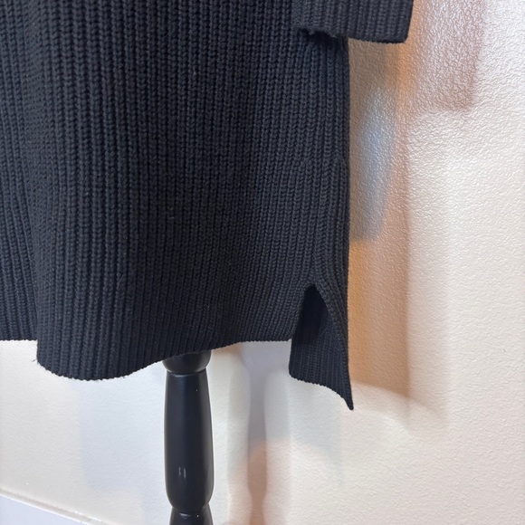 Ann Taylor Turtleneck Black‎ Sweater Dress Size L - Picture 4 of 10